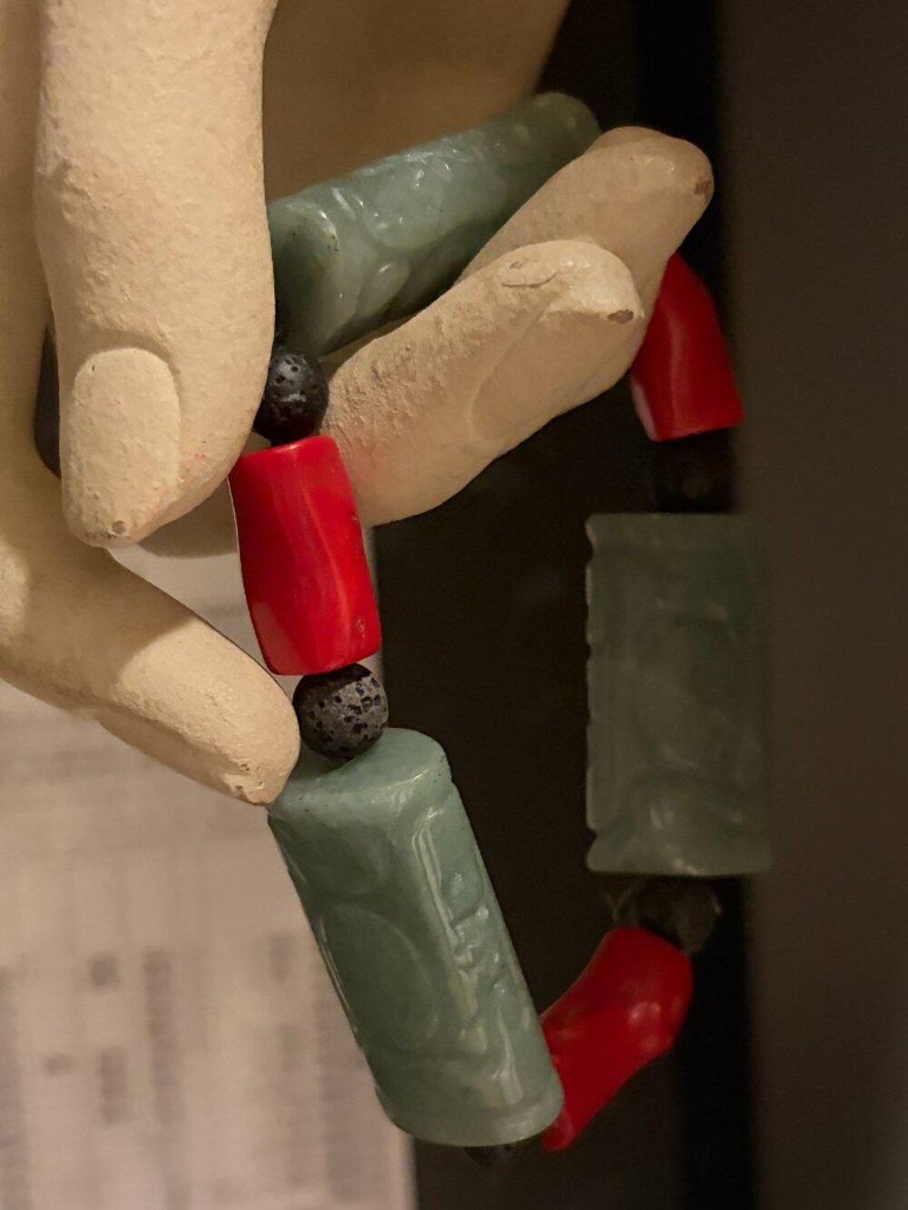Vintage Asian Stone bracelet